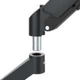 Maclean-holder til 2 sk�rme, gasfjeder, 17�-32�, 2-10 kg, sort, MC-134 #5