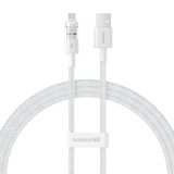 Baseus Gem USB til IP 2.4A hurtigopladningskabel 1 m Hvid #1