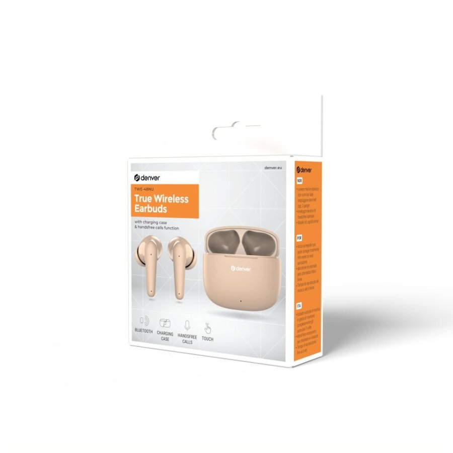 Denver TWE-48NU Headset True Wireless Stereo (TWS) I rerne Opkald/musik Bluetooth Ngen #9