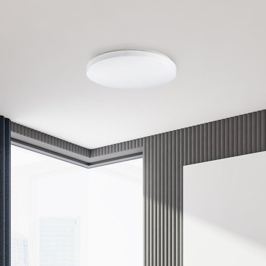 Plafond V-TAC VT-8033 overflademonteret 15W LED SAMSUNG CHIP IP44 120lm/W 4000K 1850lm (SKU 2155669) Hvid #7