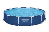 Bestway 56706 / 23 swimmingpool til over jorden Indrammet pool Rund 6473 L Bl� #5