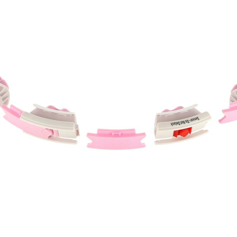 Hula hop med faner, vgt og tller HMS HHW06 pink #11