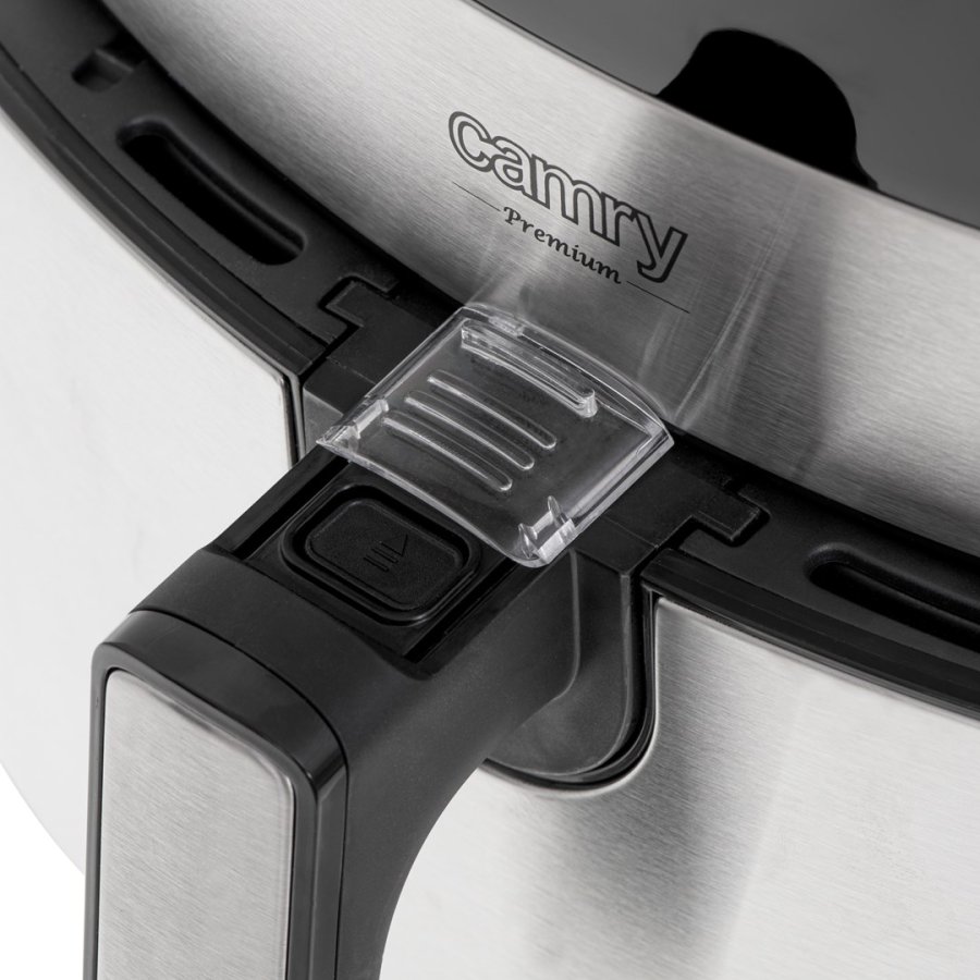 Camry Premium CR 6311 frituregryde Enkelt 5 L Enkeltstende 2500 W Varmluftsteger Sort, Rustfrit stl #10
