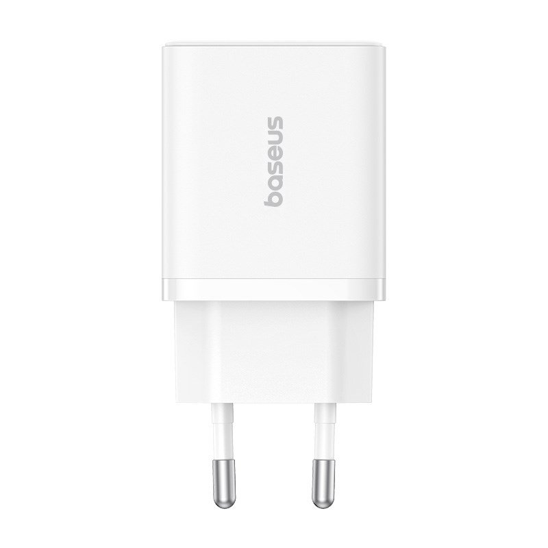 Baseus P10111404213-00 Cube USB-C / USB-A 30W netoplader Hvid #1