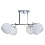 Klassisk lysekrone vedhng loftslampe Activejet IRMA nikkel 5xE27 til stuen #5