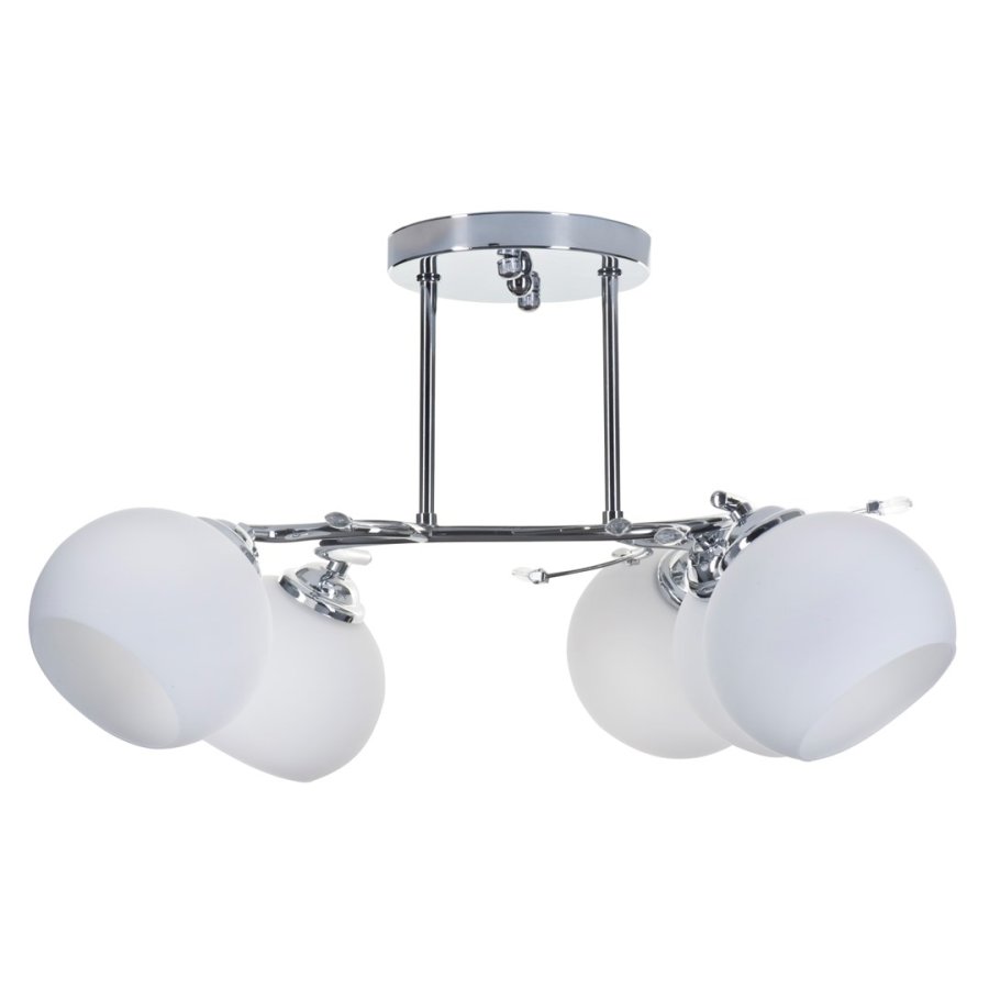 Klassisk lysekrone vedhng loftslampe Activejet IRMA nikkel 5xE27 til stuen #5