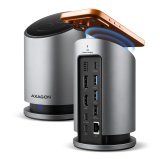 Axagon HMC-WL9 dockingstation Ledningsf�rt USB 3.2 Gen 2 (3.1 Gen 2) Type-C Gr� #1