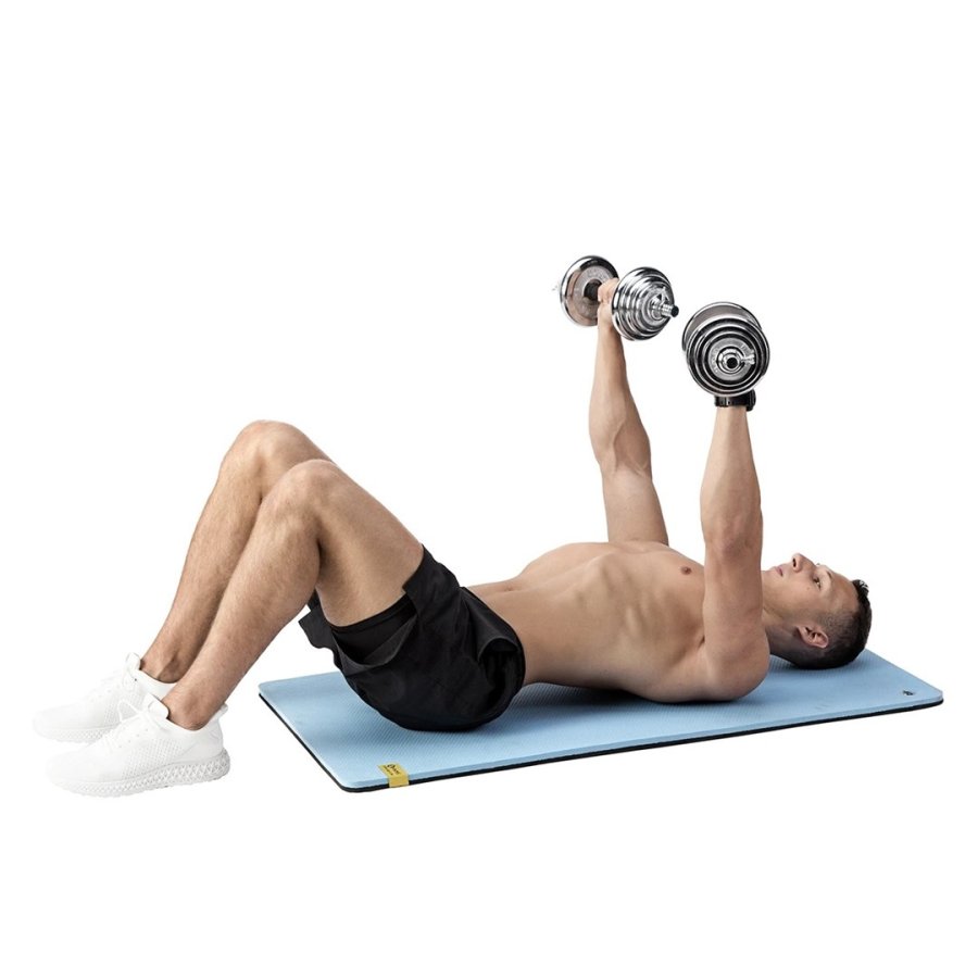 Farvede vgtstnger med vgtstangsfunktion i etui HMS SKC20 2 x 10 kg #39