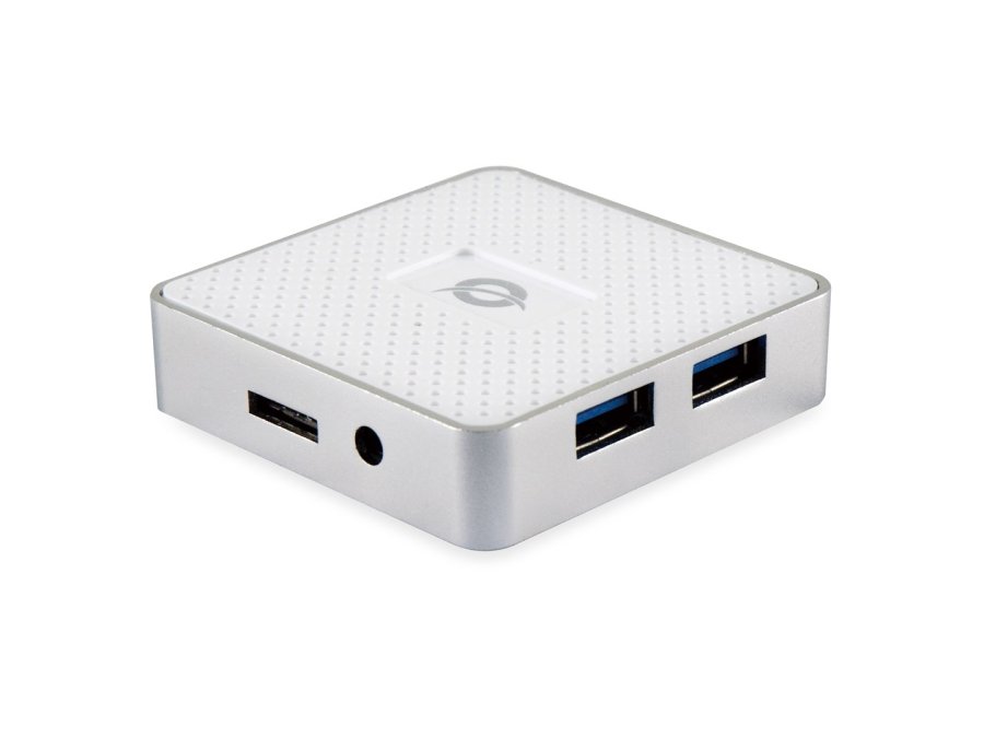 Conceptronic HUBBIES03W interface hub USB 3.2 Gen 1 (3.1 Gen 1) Micro-B 5000 Mbit/s Hvid #4