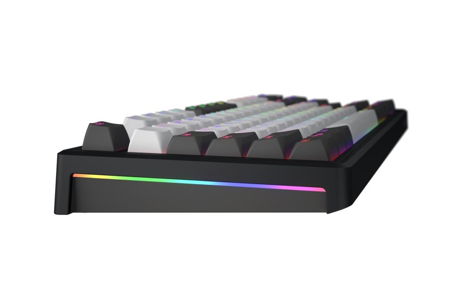 HATOR Skyfall Pro Wireless 80 tastatur Spil USB + RF Wireless + Bluetooth QWERTY US engelsk Sort, Gr� #5