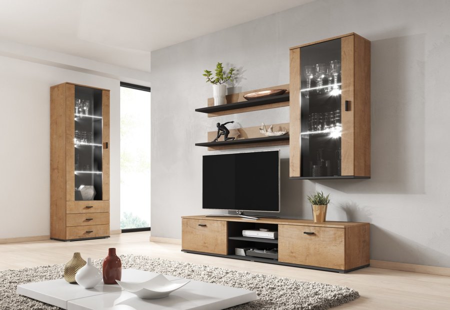 Cama SOHORTV180 LEF TV stativ & underholdningscenter 1 hylder #7