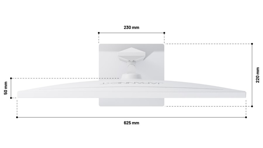 JAPANNEXT JN-IPS270UHD60F-C65W-HSP-W computersk�rm 68,6 cm (27