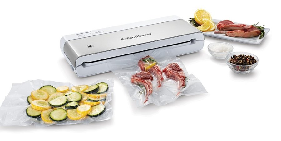 FoodSaver VS0100X vakuum forsegler Slv, Hvid #3