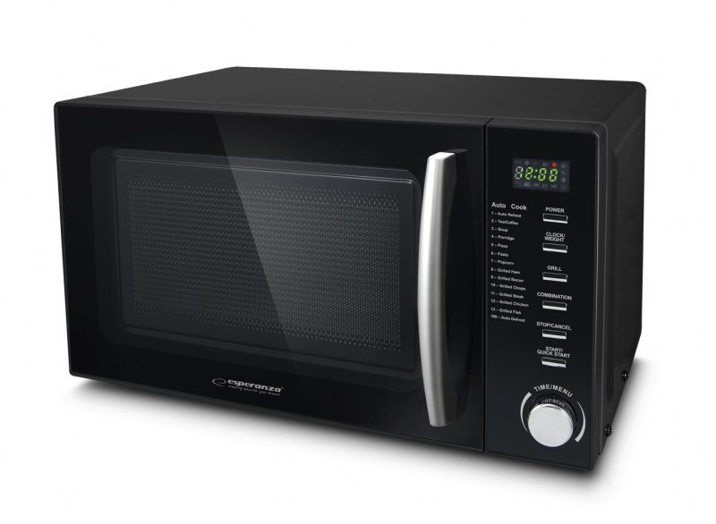 Esperanza COCINERO Sort Kombination mikroovn Bordplade 20 L 1200 W #1
