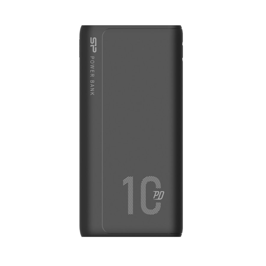 SILICON POWER QP15 Powerbank Eksternt batteri 10000 mAh 2x USB QC 3.0 1x USB-C PD (SP10KMAPBKQP150K) Sort #1