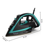 Tefal Puregliss FV8066 Tr & dampstrygejern Durilium AirGlide Autoclean soleplate 3000 W Sort, Bl #12