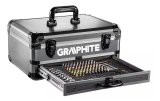 Graphite Energy+-st i aluminiumskasse: boremaskine/skruemaskine med aftageligt hndtag, 2 genopladelige 2.0Ah-batterier, oplader og 109 tilbehr #3