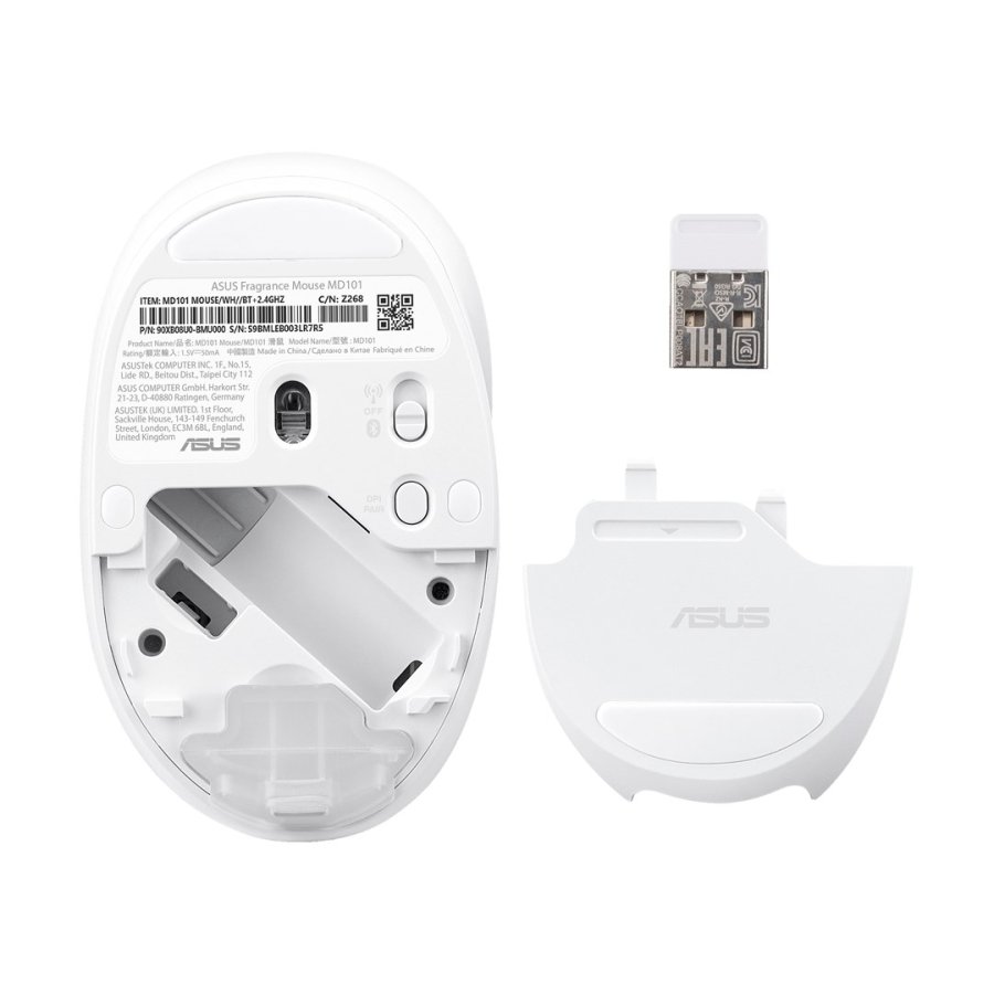 ASUS Fragrance Mouse MD101 mus Hjem Ambidextrous RF tr�dl�s + Bluetooth Optisk 2400 dpi #4