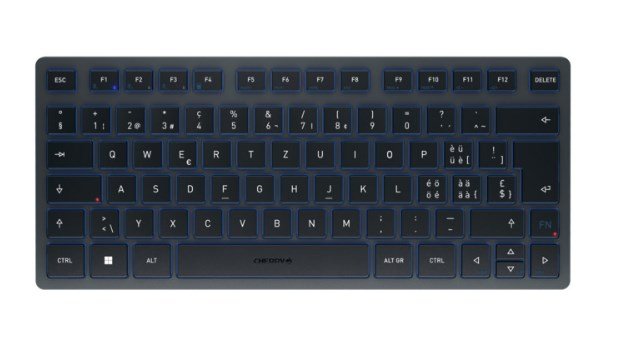 CHERRY KW 7100 MINI BT tastatur Universel Bluetooth QWERTZ Schweizisk Bl� #1