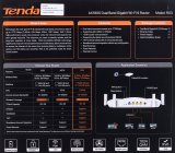 TENDA RX3 WIFI6 dual band gigabit router, hvid #3