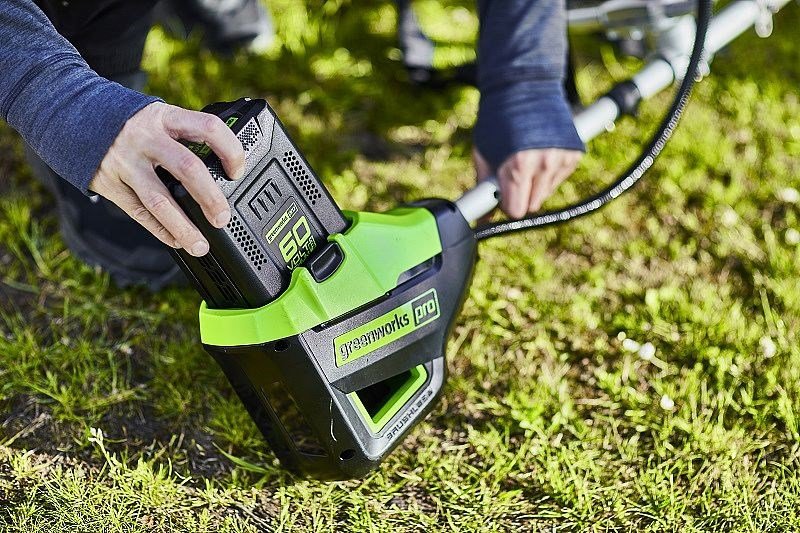 Trimmer/saks med cykelhndtag  60V Greenworks GD60BCB - 2108407 #2