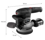 Excentersliber 450W Graphite 125/150mm med kuffert #19