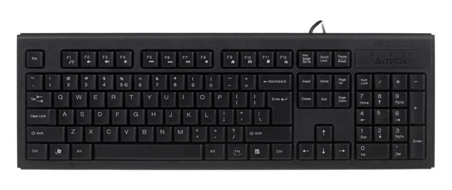 A4Tech KR-83 tastatur USB Sort #2