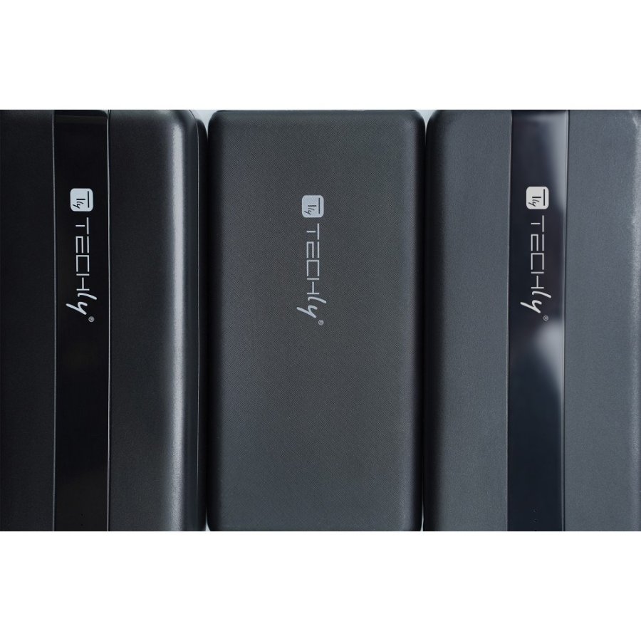 Techly I-CHARGE-10000 powerbank Lithium polymer (LiPo) 10000 mAh Sort #19