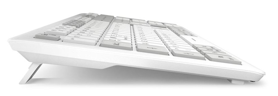 Sharkoon OfficePal K30W wh tastatur Hjemme/kontor USB QWERTZ Tysk Hvid #5
