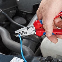 Knipex 97 78 180 T kabelklipper Kombinationsvrktj Rd, Gul #2