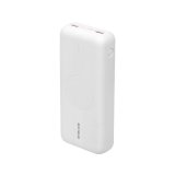 Powerbank RIVACASE 20000 mAh USB-C 20W + Qi 10W hvid (1x USB-C PD 20W, 2 USB-A QC 3.0 18W), hvid #3