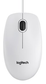Logitech B100 Optical Usb Mouse f/ Bus mus Kontor Ambidextrous USB Type-A Optisk 800 dpi #110