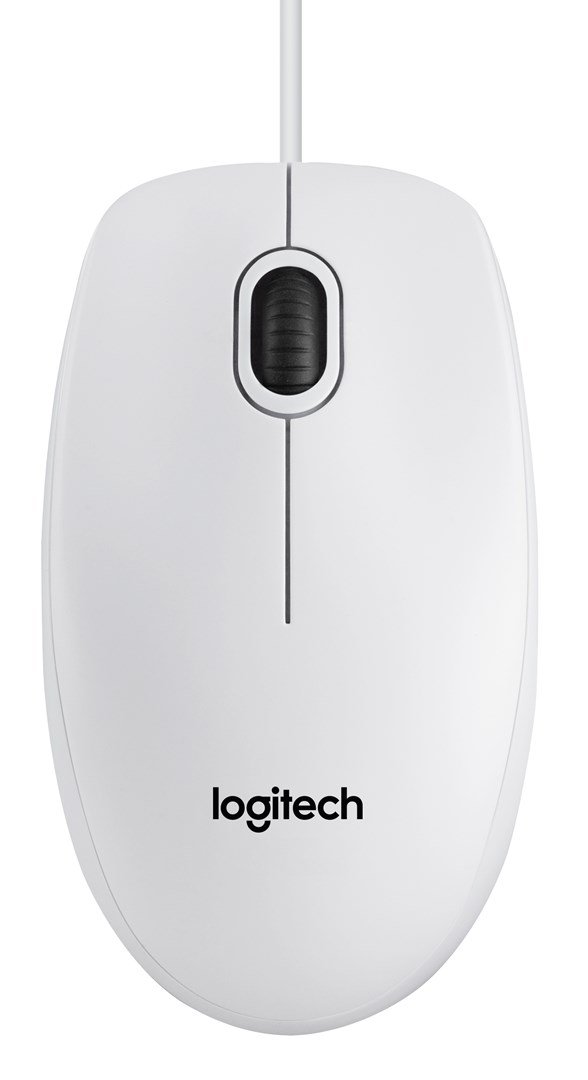 Logitech B100 Optical Usb Mouse f/ Bus mus Kontor Ambidextrous USB Type-A Optisk 800 dpi #110