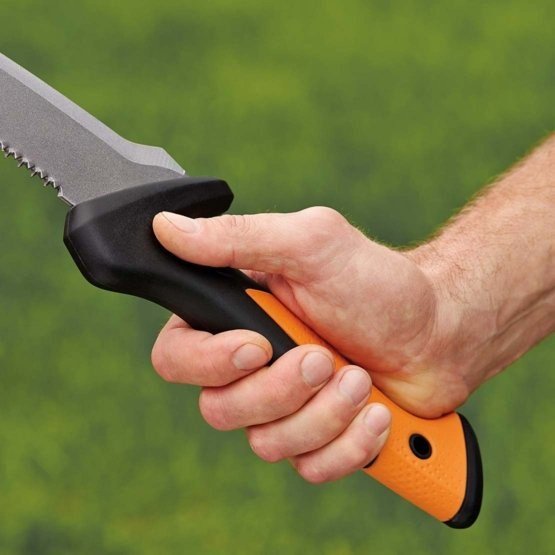 Fiskars 1051233 hndsav Nedstryger 23 cm Sort, Orange, Slv #10