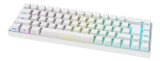 Deltaco Gaming GAM-100-W-DE tastatur Spil USB + RF Wireless + Bluetooth QWERTZ Tysk Hvid #1