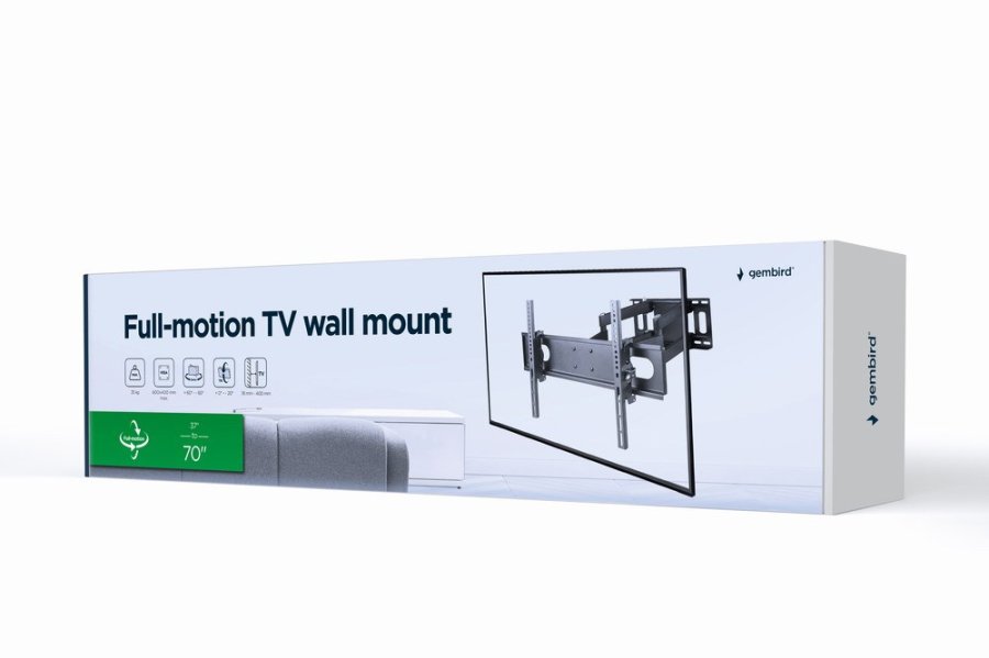 Gembird WM-70ST-01 tv-beslag 177,8 cm (70