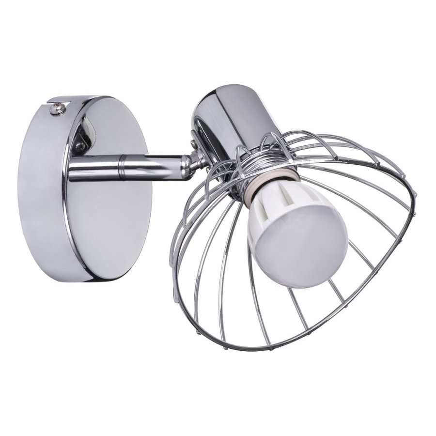 Activejet GIZEL enkelt loft vglampe krom E14 spotlight til stuen #2