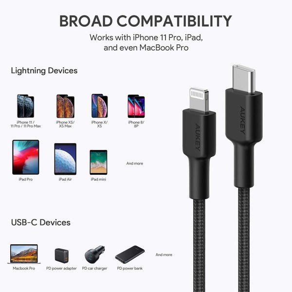 AUKEY CB-CL03 2 m Sort #9