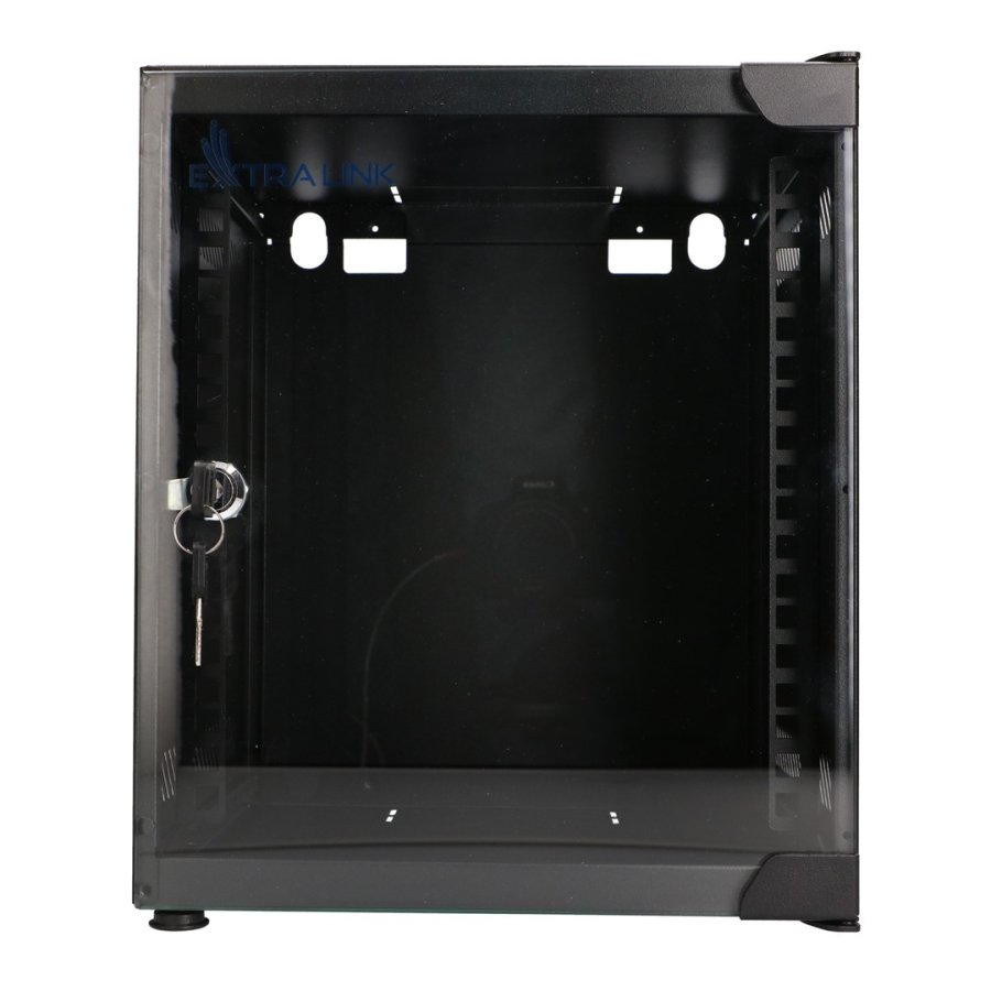 Extralink LITE 6U 10 280X310 WALL-MOUNTED RACKMOUNT CABINET BLACK Fritst�ende/v�g-/gulvmonteret stativ Sort #1