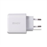 Lindy 73428 oplader til mobil enhed Universel Hvid Vekselstrm Hurtig opladning Indendrs #6