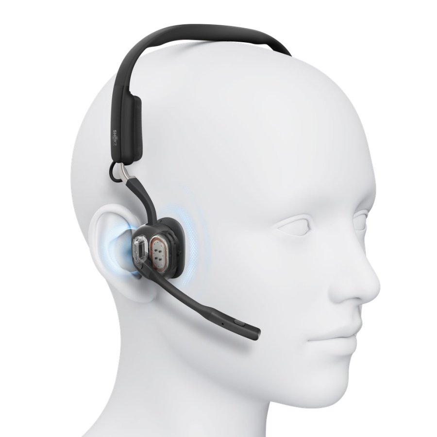 SHOKZ C610-AN-BK hovedtelefoner/headset Trdls rekrog Kontor/Callcenter Bluetooth Sort #5