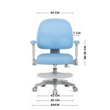 Fotel obrotowy Junior 5.0 Blue #9