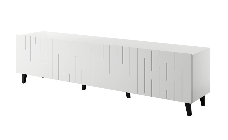 RTV-skab BARI 200x42x52 hvid mat #1