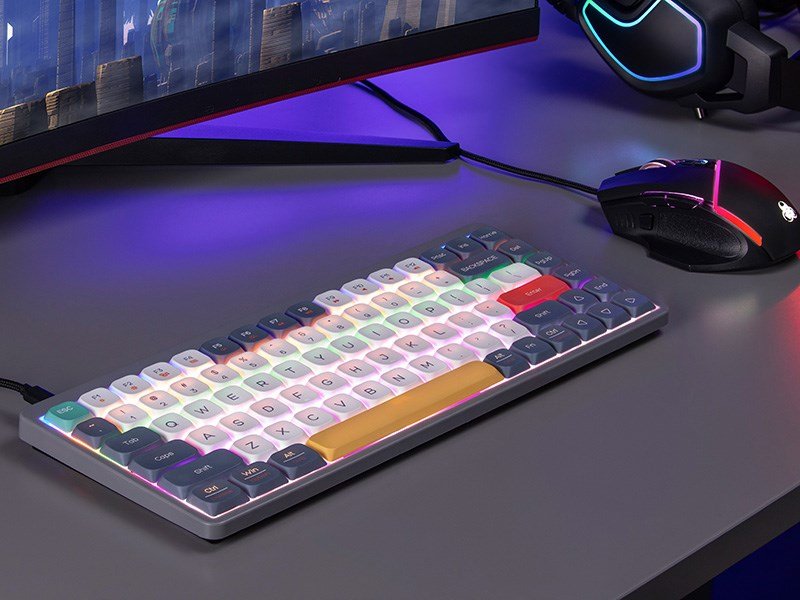 Mekanisk tastatur Tracer FINA 84 Grey (Outemu Red Switch) TRAKLA47279 #5