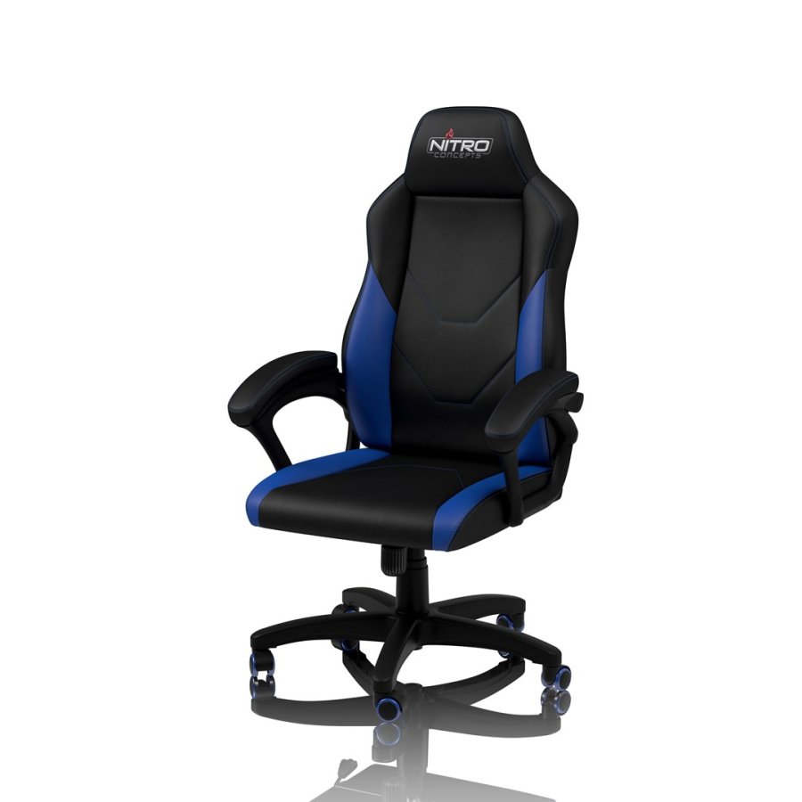 Nitro Concepts C100 PC gamingstol Polstret sde Sort, Bl #11