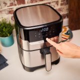 Tefal Easy Fry & Grill EY505D Enkelt 4,2 L Enkeltstende 1550 W Varmluftsteger Rustfrit stl #9