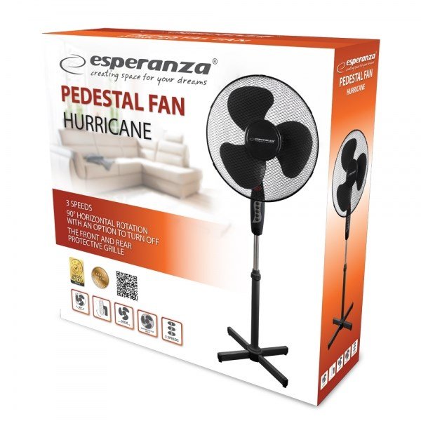 Esperanza EHF001KK ventilator Sort #7