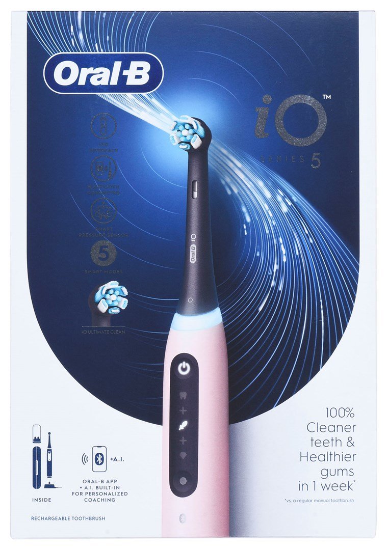 Oral-B iO5 Pink elektrisk tandbrste #16