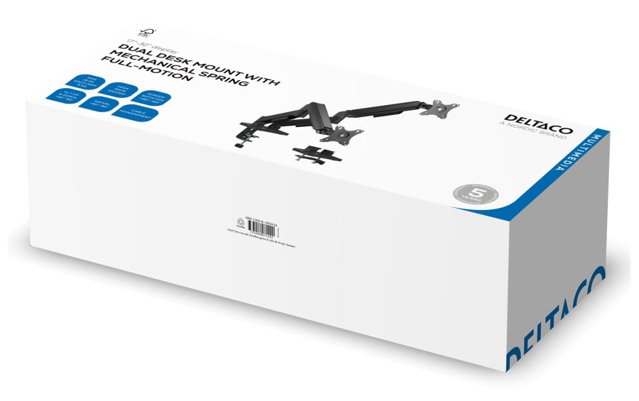Deltaco ARM-1300-B tv-beslag 81,3 cm (32