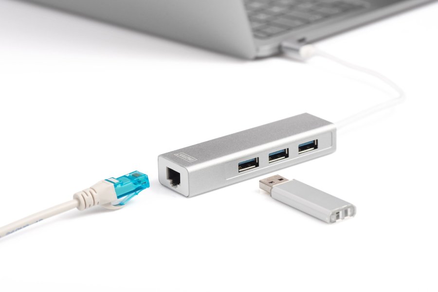 Digitus DA-70255 dockingstation USB 3.2 Gen 1 (3.1 Gen 1) Type-C Gr, Hvid #4